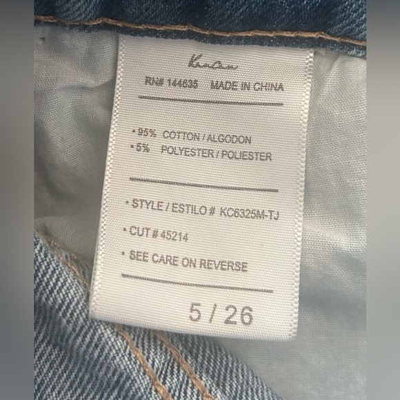 KanCan Denim Cut Off Denim Jean Shorts Size 5 NWOT - Picture 4 of 5